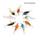 9pcs Minnow Fishing Lures with Fishing Tackles