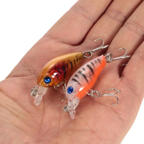 9pcs Minnow Fishing Lures with Fishing Tackles