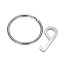 Every Day Carry Keychain Key Ring Mini Bottle Opener Multi-functional Pocket Gear Camping Outdoor Stainless Steel