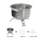 Docooler Portable Stainless Steel Lightweight Wood Stove Solidified Alcohol Stove Outdoor Cooking Picnic BBQ Camping