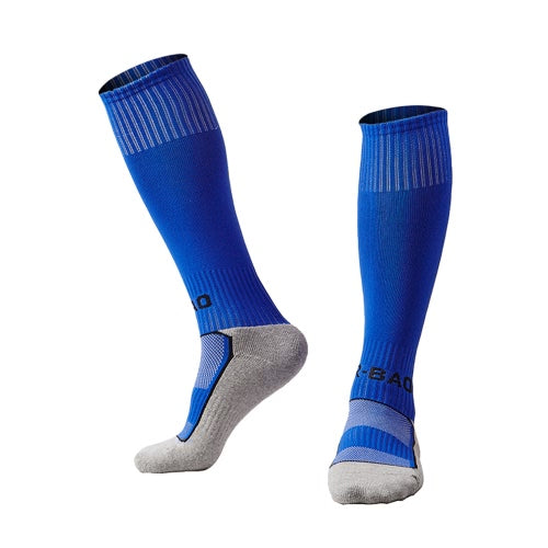 1 Pair of Children Thicken Cotton Footbed Knee High Socks Loom Sock Compression Soft Football Socks