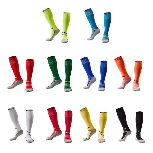 1 Pair of Children Thicken Cotton Footbed Knee High Socks Loom Sock Compression Soft Football Socks