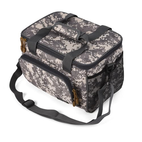 Portable Multifunctional Canvas Fishing Shoulder Bag