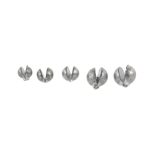 5 Sizes Carp Coarse Removable Split Shot Sinker Kit Pure Lead Sinkers Weights Fishing Tackle Box