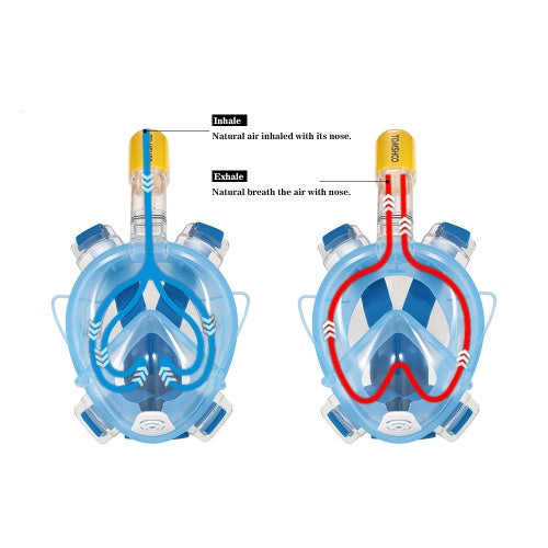 TOMSHOO Adult Male Swimming Diving Snorkel Mask