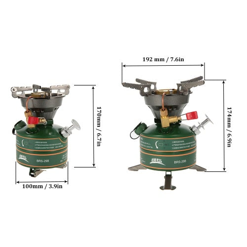 BRS Outdoor Camping Hiking Portable Integrated Non-preheating Gasoline-burning Fuel Stove Gasoline Camping Stove Fishing Picnic Furnace Boiler Cooker