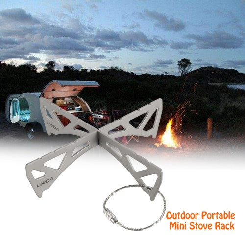 Lixada Outdoor Portable Mini Stove Rack