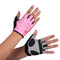 QEPAE Biking Gloves Gel Pad Fingerless Half Finger Gloves for Safe Night Riding Cycling Hiking