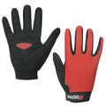 QEPAE Full Finger Gloves Sports Breathable Riding Cycling Gloves Shock Absorbent Wear-resistant