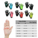 QEPAE Full Finger Gloves Sports Breathable Riding Cycling Gloves Shock Absorbent Wear-resistant