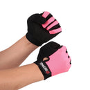 QEPAE Full Finger Gloves Sports Breathable Riding Cycling Gloves Shock Absorbent Wear-resistant