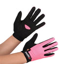 QEPAE Full Finger Gloves Sports Breathable Riding Cycling Gloves Shock Absorbent Wear-resistant