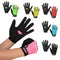 QEPAE Full Finger Gloves Sports Breathable Riding Cycling Gloves Shock Absorbent Wear-resistant