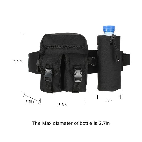 Tactical Molle Bag Waist Bag Fanny Pack Hiking Fishing Hunting Waist Bags Tactical Sports Hip Belt Bag Outdoor Travel Military Equipment Gear