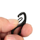 10PCS Mini Alloy S-biner Clips Spring Clasps Metal Hook EDC Keychain Hooks