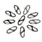 10PCS Mini Alloy S-biner Clips Spring Clasps Metal Hook EDC Keychain Hooks