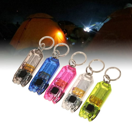 45LM Outdoor Camping Adventuring Dust Water Resistant Multi-functional Mini Compact Rechargeable Tiny Key-chain Light