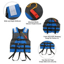 Lixada Outdoor Adult Lifesaving Life Jacket Flotation Device Work Vest Clothing Swimming Marine Life Jackets Safety Survival Suit Buoyancy Aid for Water Sport Swimming Drifting Fishing