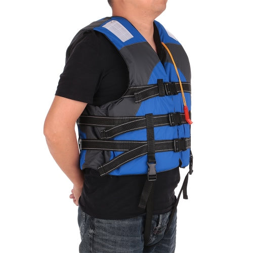 Lixada Outdoor Adult Lifesaving Life Jacket Flotation Device Work Vest Clothing Swimming Marine Life Jackets Safety Survival Suit Buoyancy Aid for Water Sport Swimming Drifting Fishing