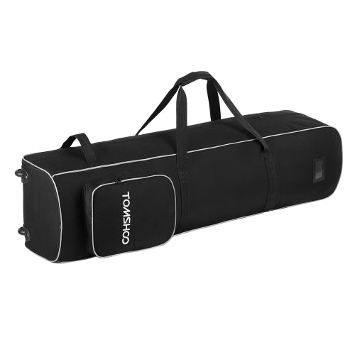 TOMSHOO Smooth Rolling Golf Travel Bag Cover Case Carrier with Wheels