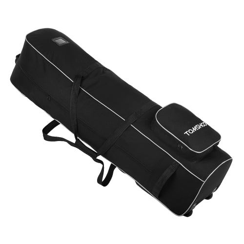 TOMSHOO Smooth Rolling Golf Travel Bag Cover Case Carrier with Wheels