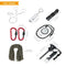 TOMSHOO 11 in 1 Outdoor Survival Kit