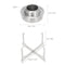 TOMSHOO Mini Alcohol Stove Tray Spirit Burner Stove Portable Mini Ultralight Outdoor Camping Stove Furnace with Cross Stand Rack