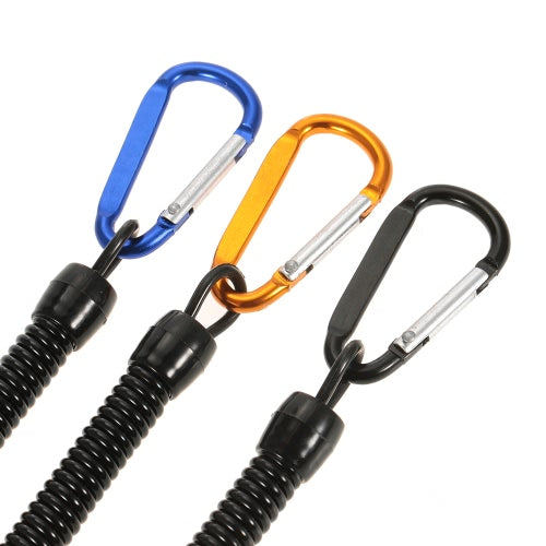 6PCS Fishing Coiled Lanyards Boating Fishing Ropes Tackle Fish Tools