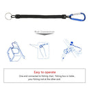 6PCS Fishing Coiled Lanyards Boating Fishing Ropes Tackle Fish Tools