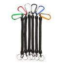 6PCS Fishing Coiled Lanyards Boating Fishing Ropes Tackle Fish Tools