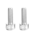 RISK 2PCS M5×14mm Titanium Bolts for Bike Thumb Shifter Fixed Screws Ti Conjoined Hexagon Ti Screws Ti Fastener MTB Bicycle Parts