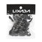 Lixada 50PCS Black Rubber Stopper Fishing Float Space Bean Stopper Float Line Stoppers Stops