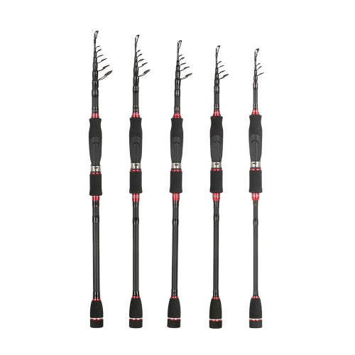 1.8M / 2.1M / 2.4M / 2.7M / 3.0M Telescopic Fishing Pole Carbon Fiber Fishing Rod