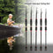 1.8M / 2.1M / 2.4M / 2.7M / 3.0M Telescopic Fishing Pole Carbon Fiber Fishing Rod