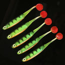 Lixada 5PCS Soft Bait Fish Fishing Lure Silicone Bass Bait Swim Baits Plastic Lure Artificial Lures