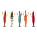 5pcs/set Fishing Bait Set Shrimps Fishing Lures Luminous Plastic Artificial Squid Fishing Baits with Hooks