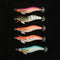 5pcs/set Fishing Bait Set Shrimps Fishing Lures Luminous Plastic Artificial Squid Fishing Baits with Hooks