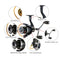 12+1BB Ball Bearings Fishing Reel 5.2:1 Spinning Fishing Reel Metal Spool Fishing Reel Left/Right Interchangeable Handle Fishing Reels