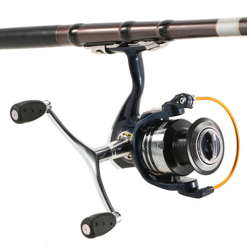 12+1BB Ball Bearings Fishing Reel 5.2:1 Spinning Fishing Reel Metal Spool Fishing Reel Left/Right Interchangeable Handle Fishing Reels