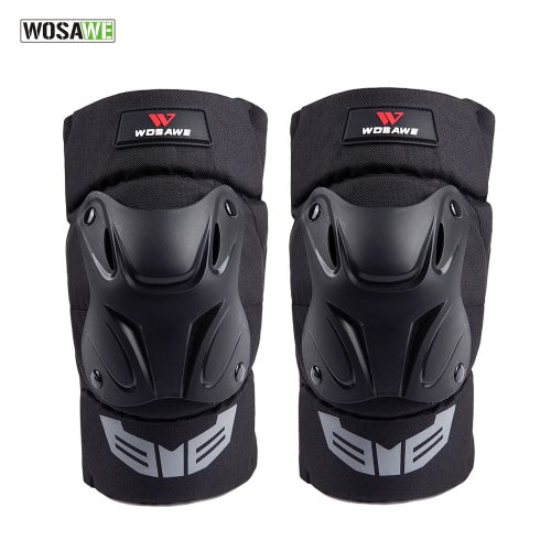 WOSAWE 1 Pair Cycling Knee Brace Bicycle MTB Bike Motorcycle Riding Knee Support Protective Pads Guards Outdoor Sports Cycling Knee Protector Gear