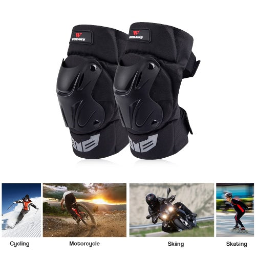 WOSAWE 1 Pair Cycling Knee Brace Bicycle MTB Bike Motorcycle Riding Knee Support Protective Pads Guards Outdoor Sports Cycling Knee Protector Gear