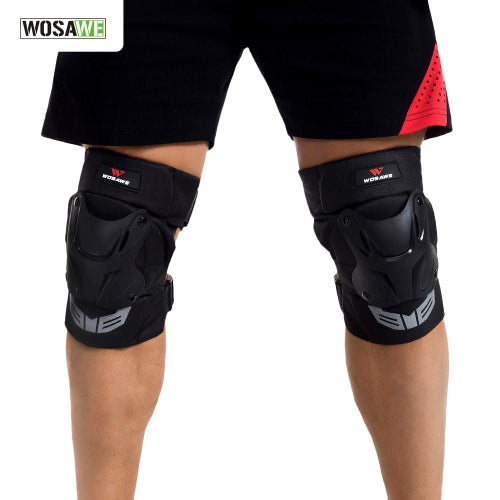 WOSAWE 1 Pair Cycling Knee Brace Bicycle MTB Bike Motorcycle Riding Knee Support Protective Pads Guards Outdoor Sports Cycling Knee Protector Gear