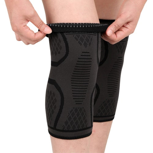 WOSAWE 1pc Elastic Compression Knee Brace Cycling Running Hiking Outdoor Sports Fitness Knee Sleeve Pad Support Guard