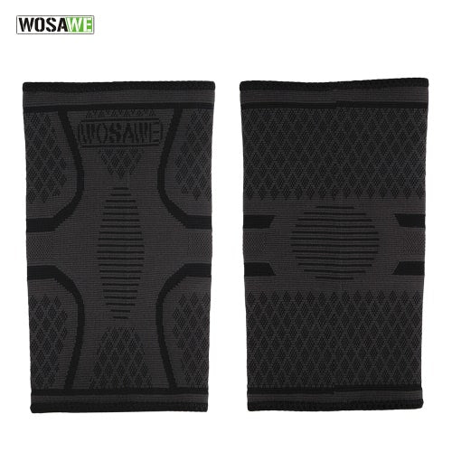 WOSAWE 1pc Elastic Compression Knee Brace Cycling Running Hiking Outdoor Sports Fitness Knee Sleeve Pad Support Guard