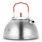 1.1L Outdoor Camping Hiking Water Kettle Teapot Coffee Pot Portable Compact Ultralight Tea Pot Kettle with Tea Filter