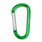 Lixada Pack of 6 Aluminum Carabiner Clip D-ring Locking Carabiner Keychain Hook