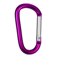 Lixada Pack of 6 Aluminum Carabiner Clip D-ring Locking Carabiner Keychain Hook