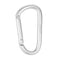 Lixada Pack of 6 Aluminum Carabiner Clip D-ring Locking Carabiner Keychain Hook