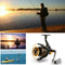 12+1BB Ball Bearings Fishing Reel 5.2:1 Spinning Fishing Reel Metal Spool Fishing Reel Left/Right Interchangeable Handle Fishing Reels