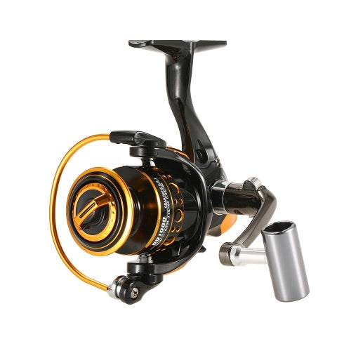 12+1BB Ball Bearings Fishing Reel 5.2:1 Spinning Fishing Reel Metal Spool Fishing Reel Left/Right Interchangeable Handle Fishing Reels